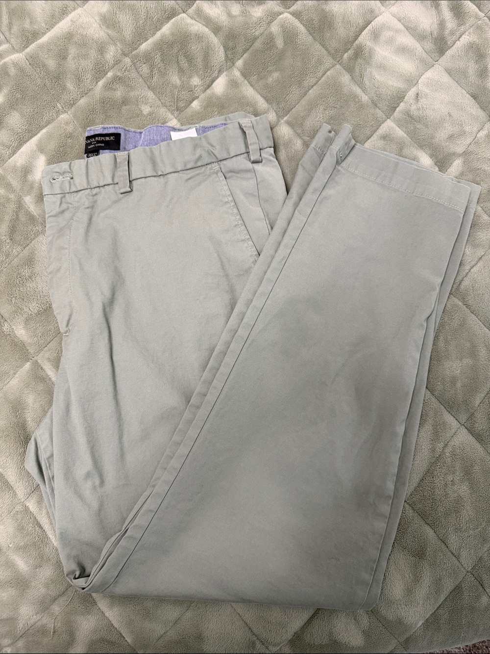 Banana Republic Light Green Men's Chinos